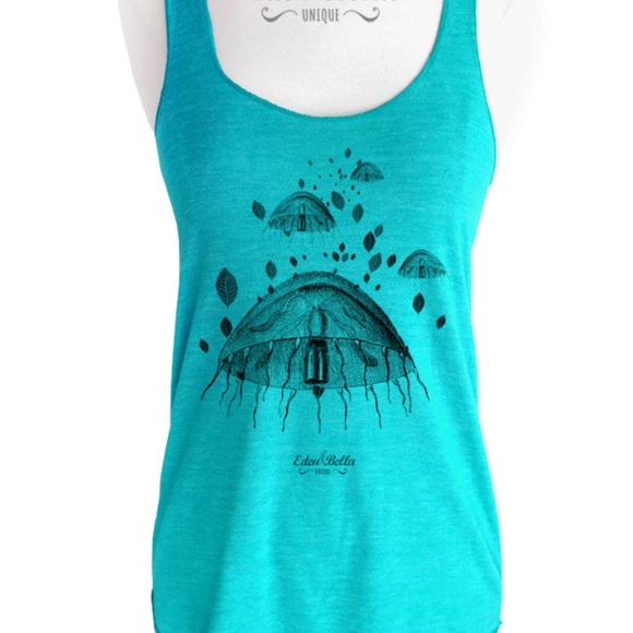 next level apparel tops fun jellyfish tanktop tank for sale is